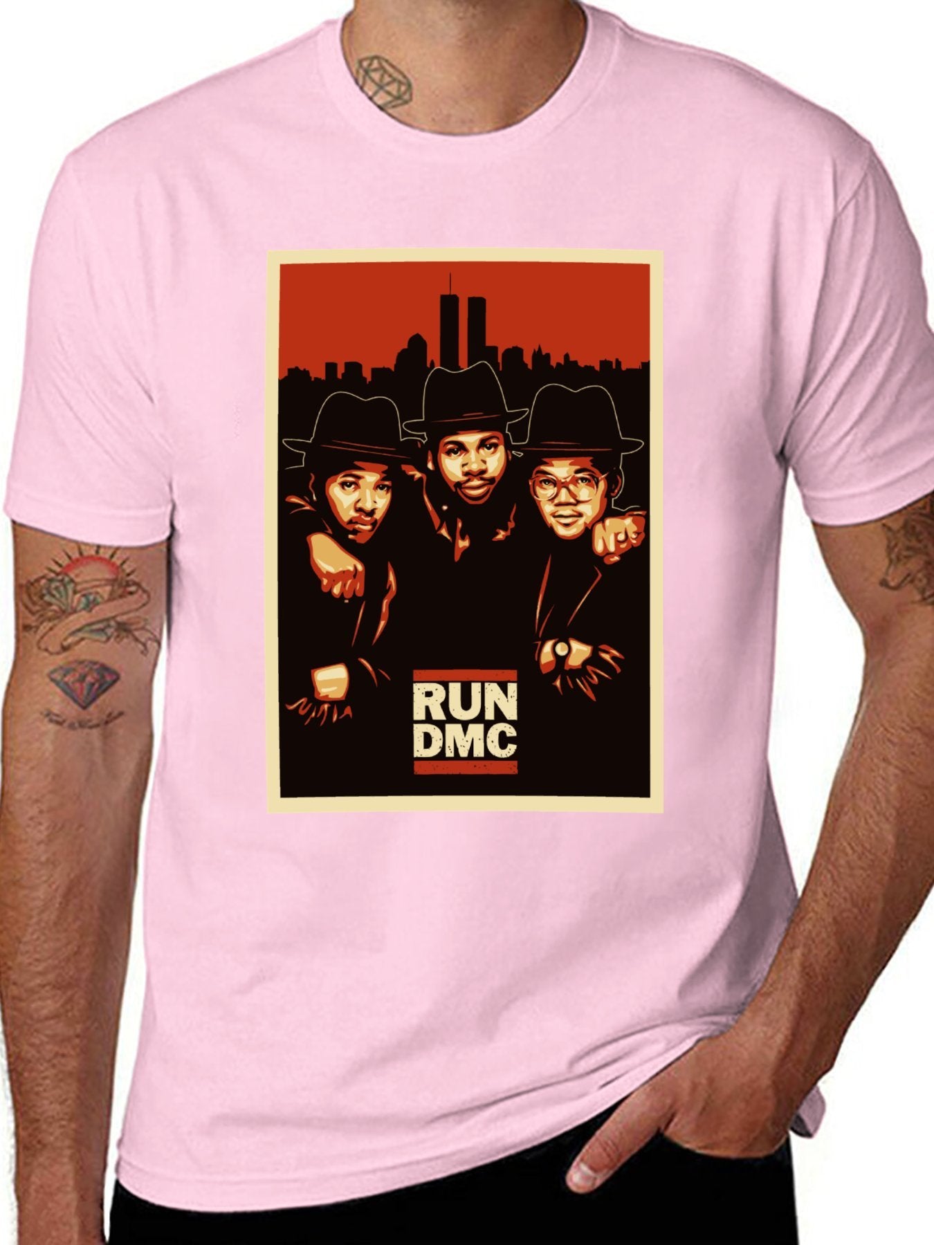 Music Unisex Cotton T-Shirt with Front Heat Transfer Print Xbbxy8v642mx
