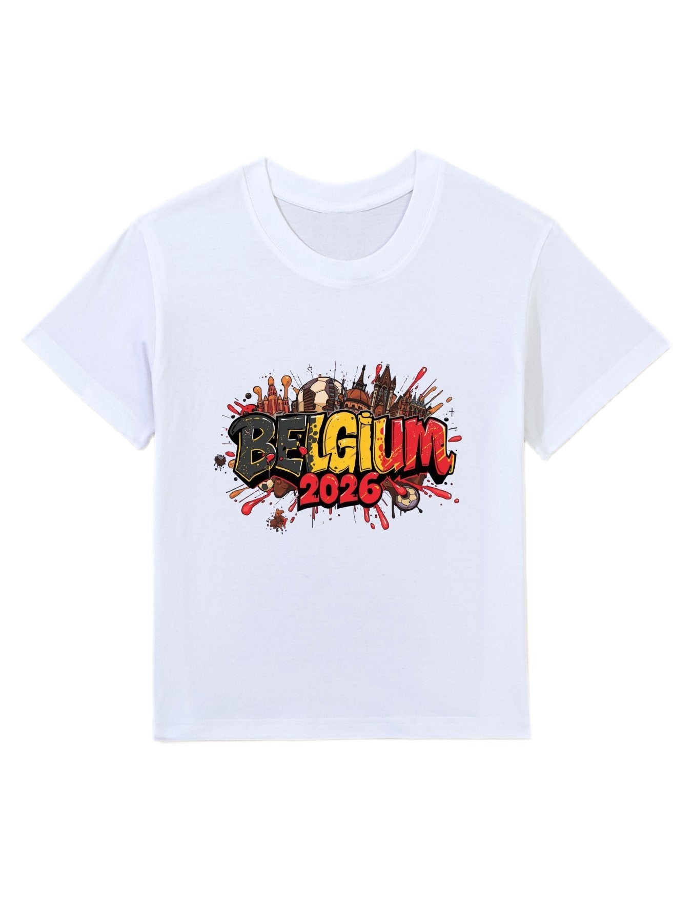 Wolrd Cup 2026 Children's T-shirt Belgium