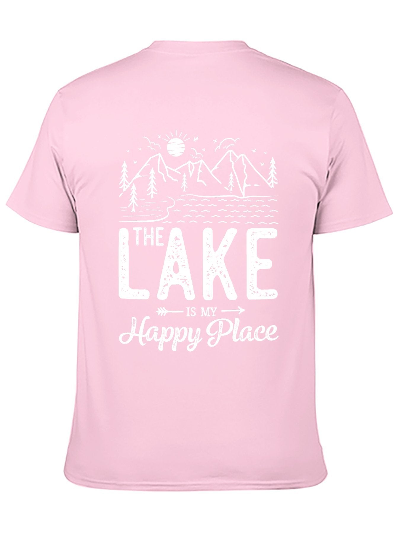 Unisex Cotton T-Shirt with Back Heat Transfer Printxb44321jlm6t
