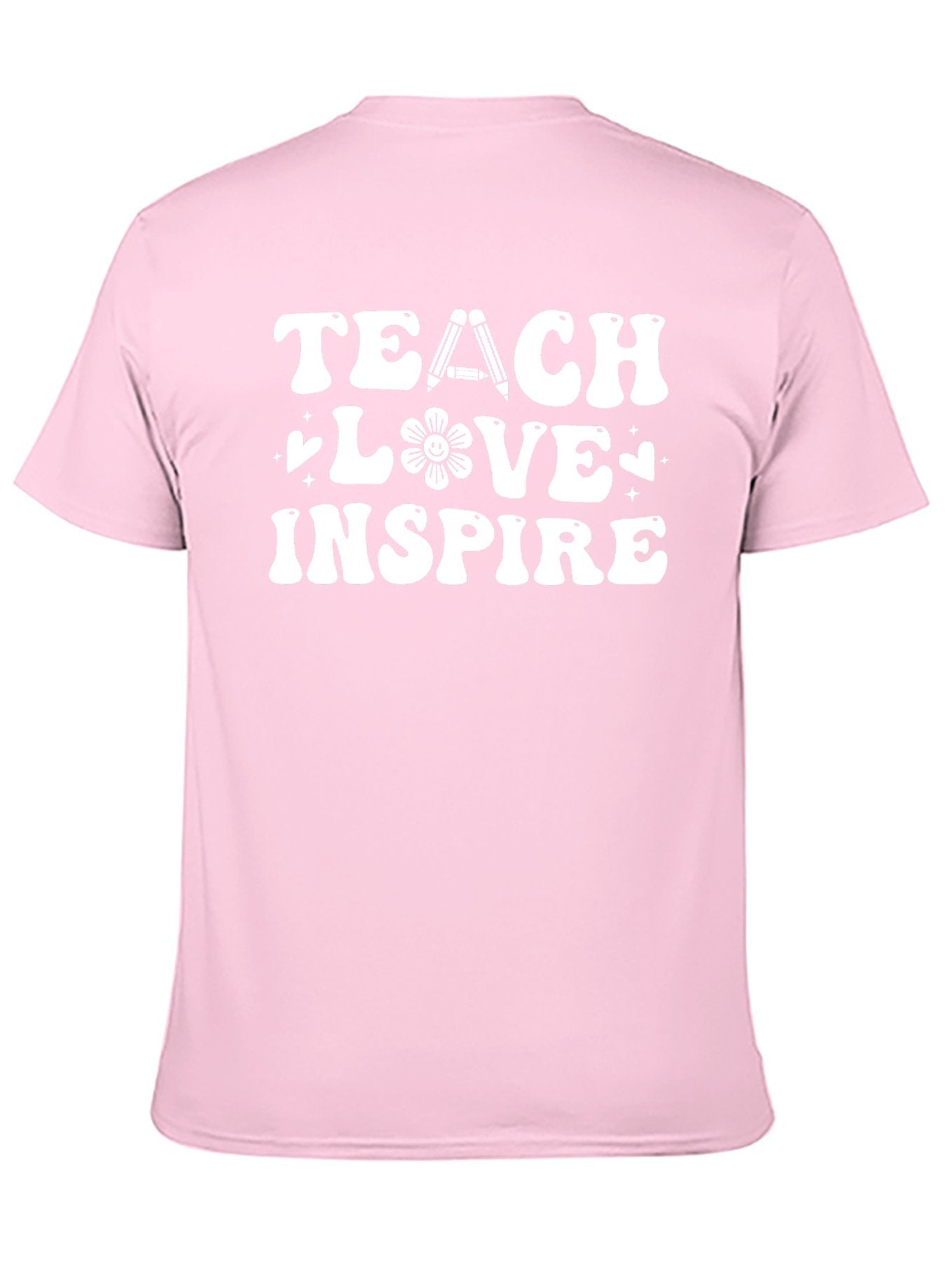 Unisex Cotton T-Shirt with Back Heat Transfer Printxb443d8z9zn0