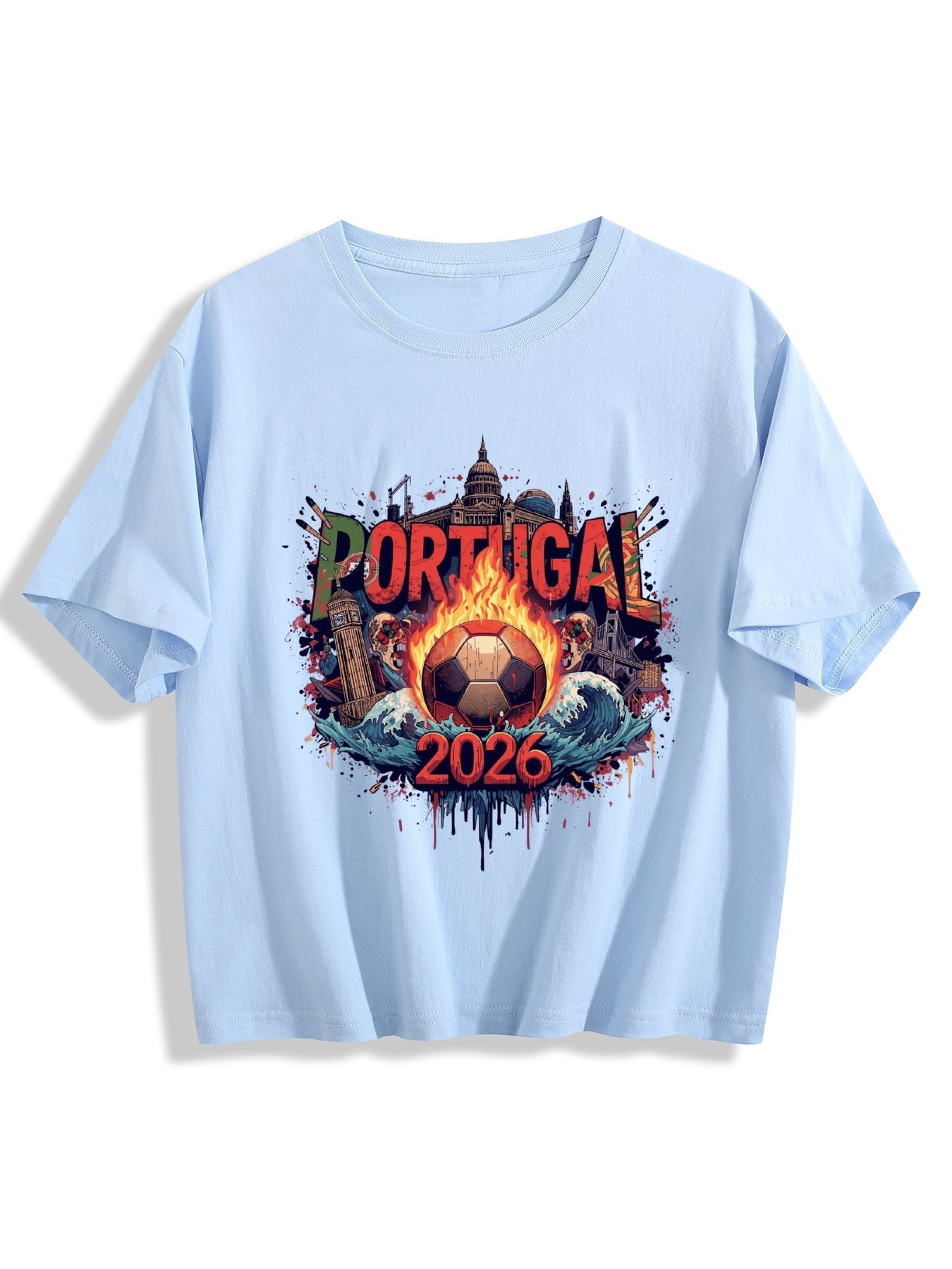 World Cup 2026 Women's Crop Top T-Shirt Portugal