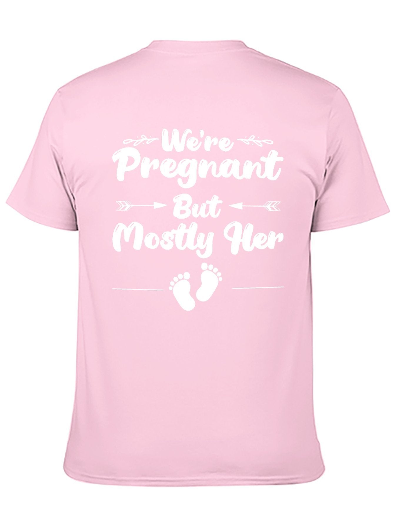 Unisex Cotton T-Shirt with Back Heat Transfer Printxb9hzy6outwe