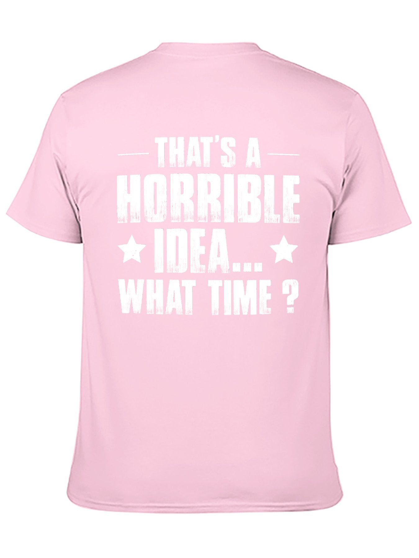 Unisex Cotton T-Shirt with Back Heat Transfer Printxb4432ekq12c