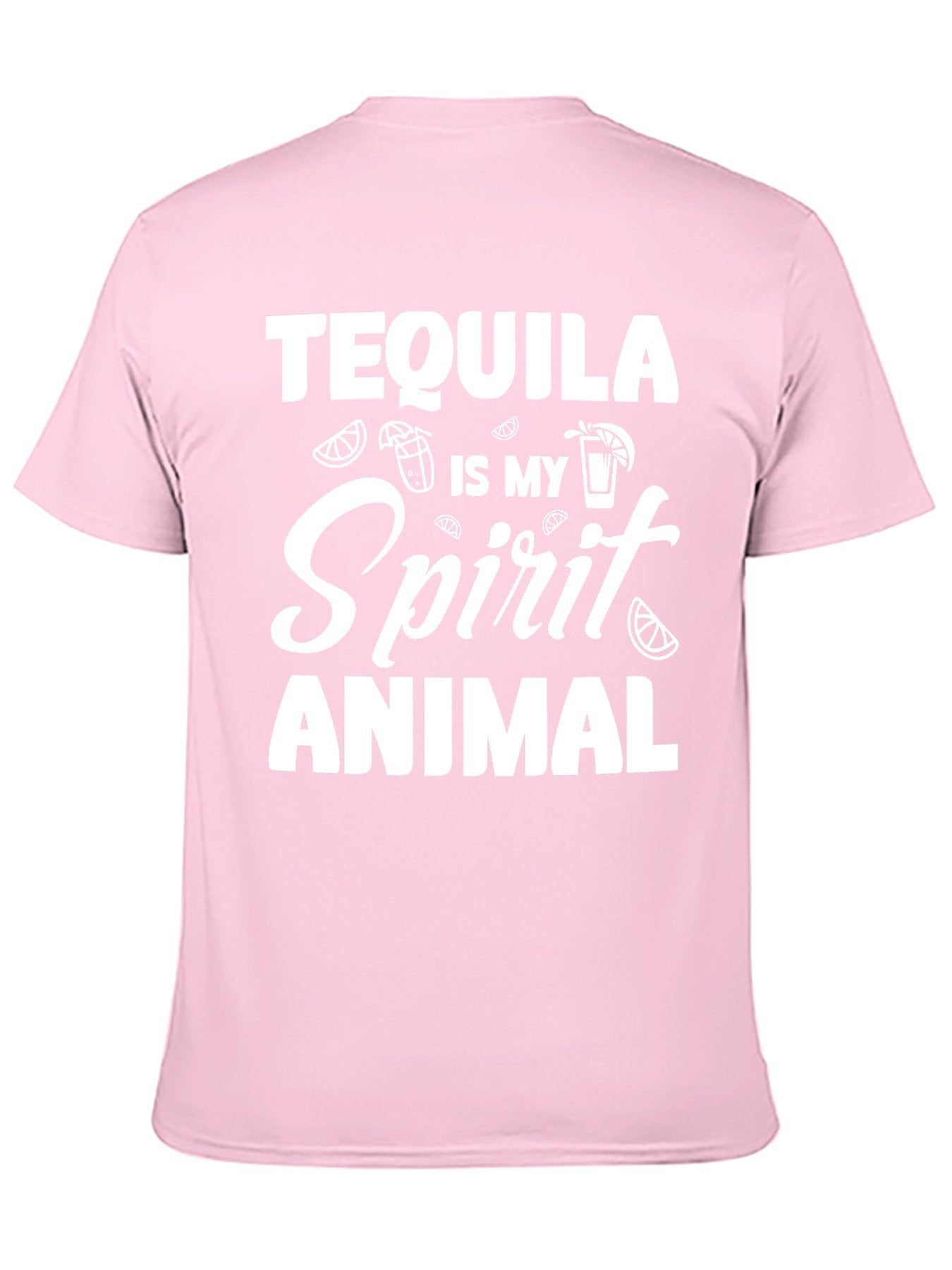 Unisex Cotton T-Shirt with Back Heat Transfer Printxb4432k8ldne
