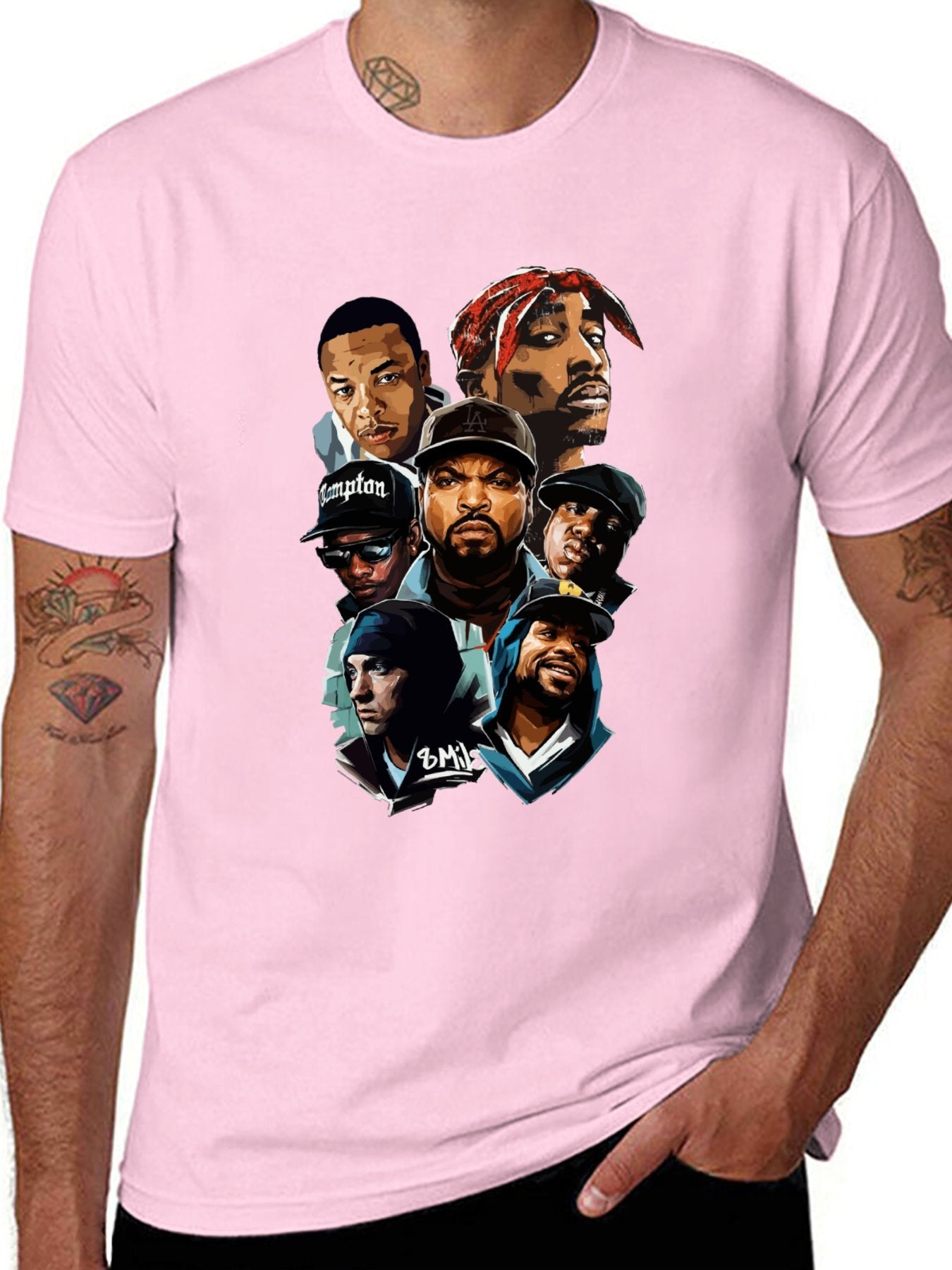 Music Unisex Cotton T-Shirt with Front Heat Transfer Print Xbbxy8ygg3qx