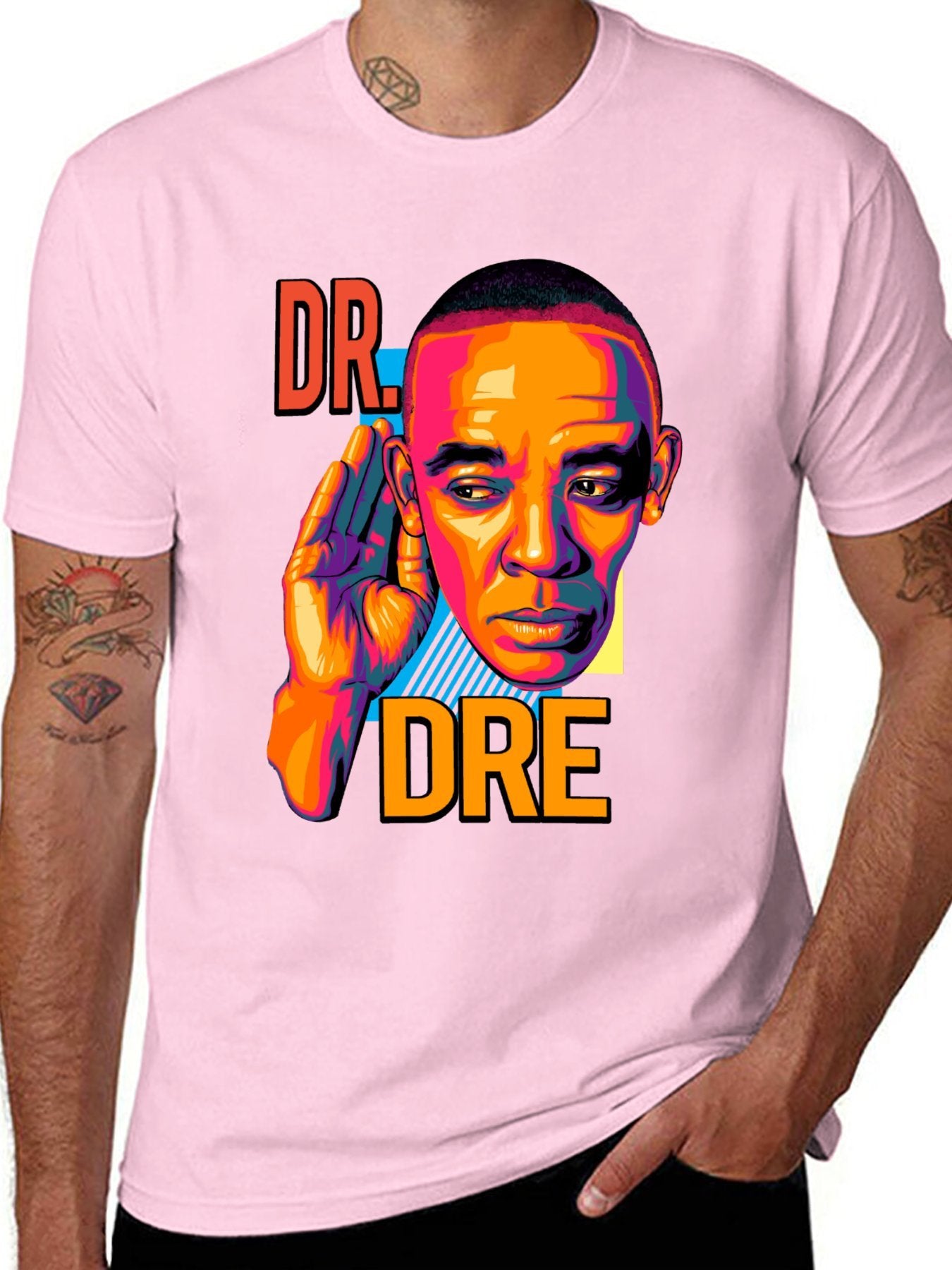 Music Unisex Cotton T-Shirt with Front Heat Transfer Print Xbbxy84fvfo6