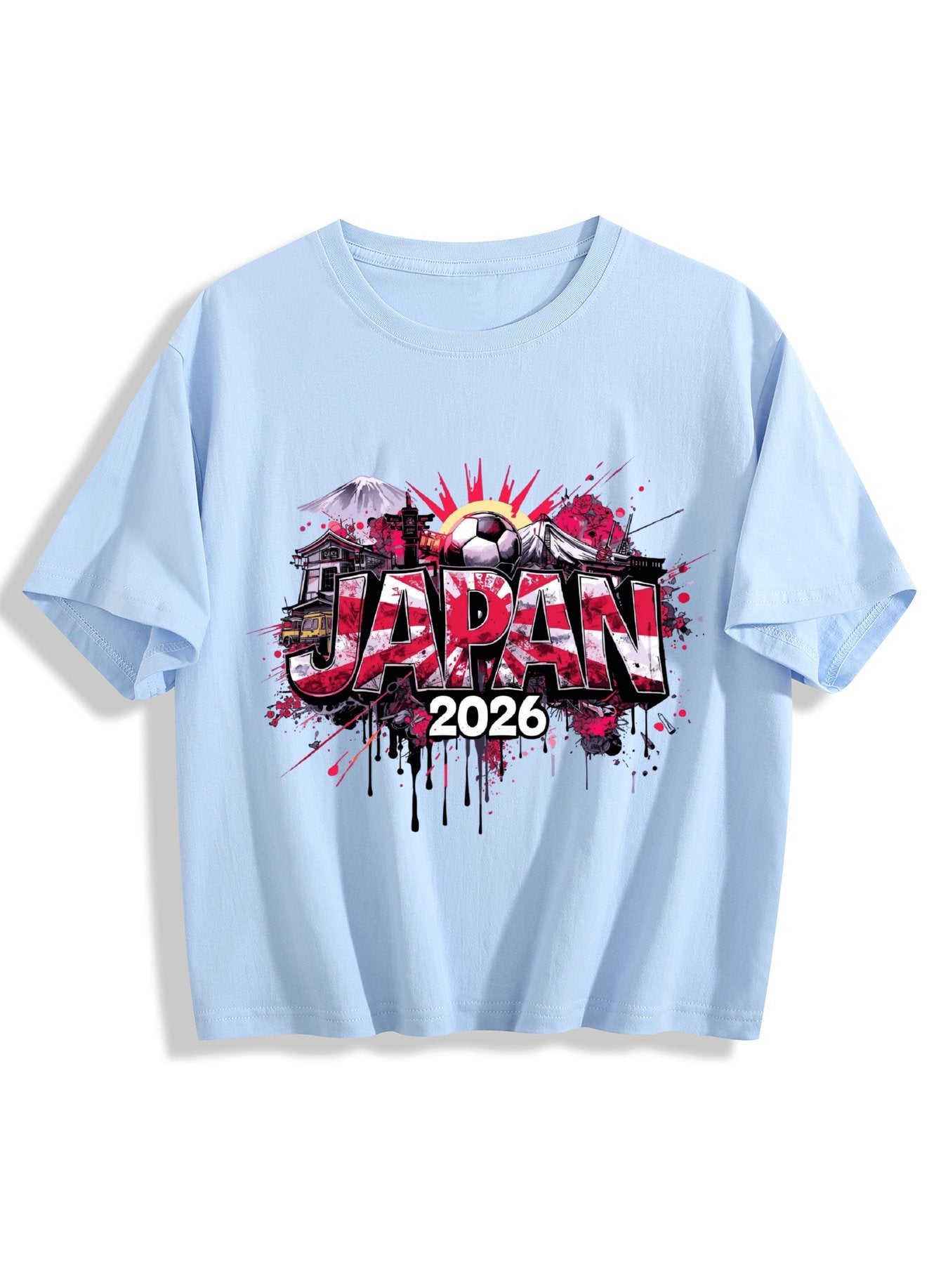 World Cup 2026 Women's Crop Top T-Shirt Japan