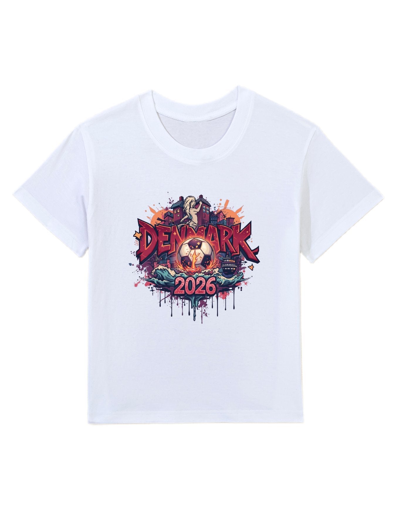 Wolrd Cup 2026 Children's T-shirt Denmark