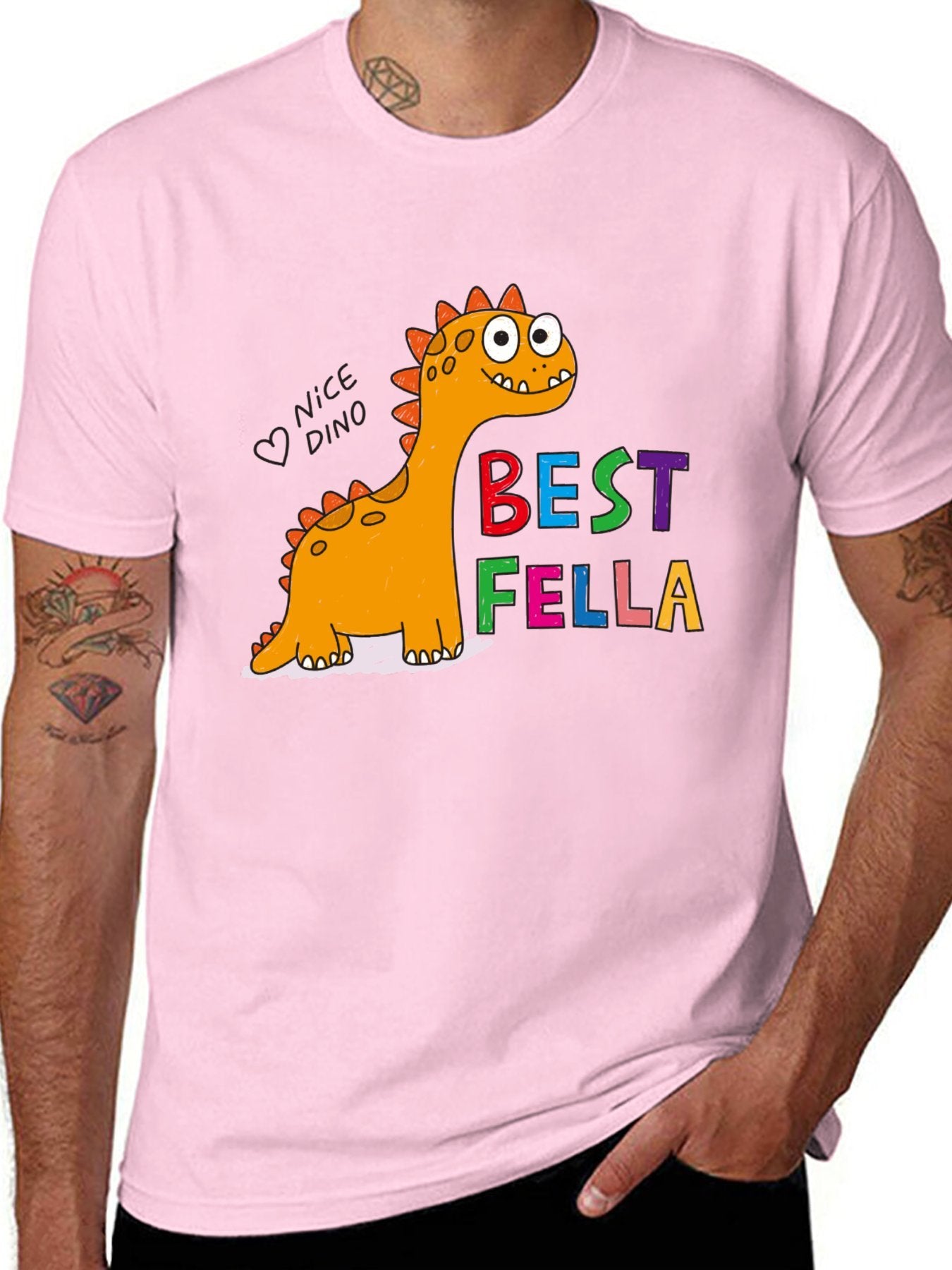 Funny Animals Unisex Cotton T-Shirt with Front Heat Transfer Print Xg2wdsbrgznv