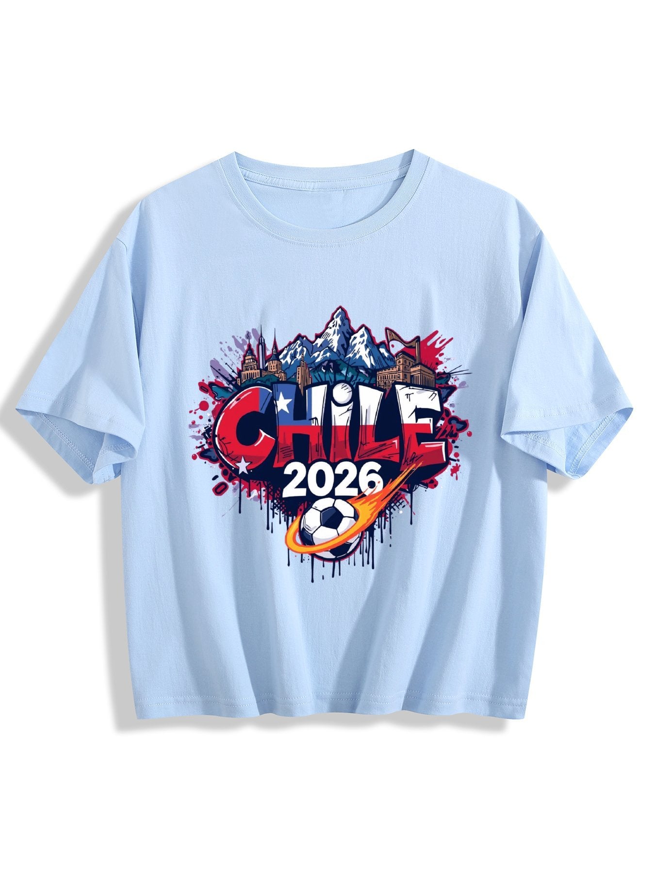 World Cup 2026 Women's Crop Top T-Shirt Chile