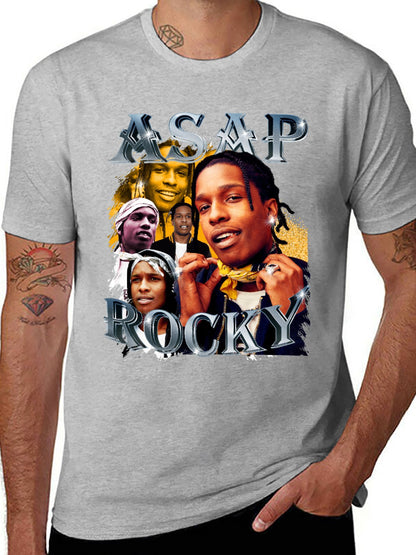 Music Unisex Cotton T-Shirt with Front Heat Transfer Print Xbbxosyebb2v