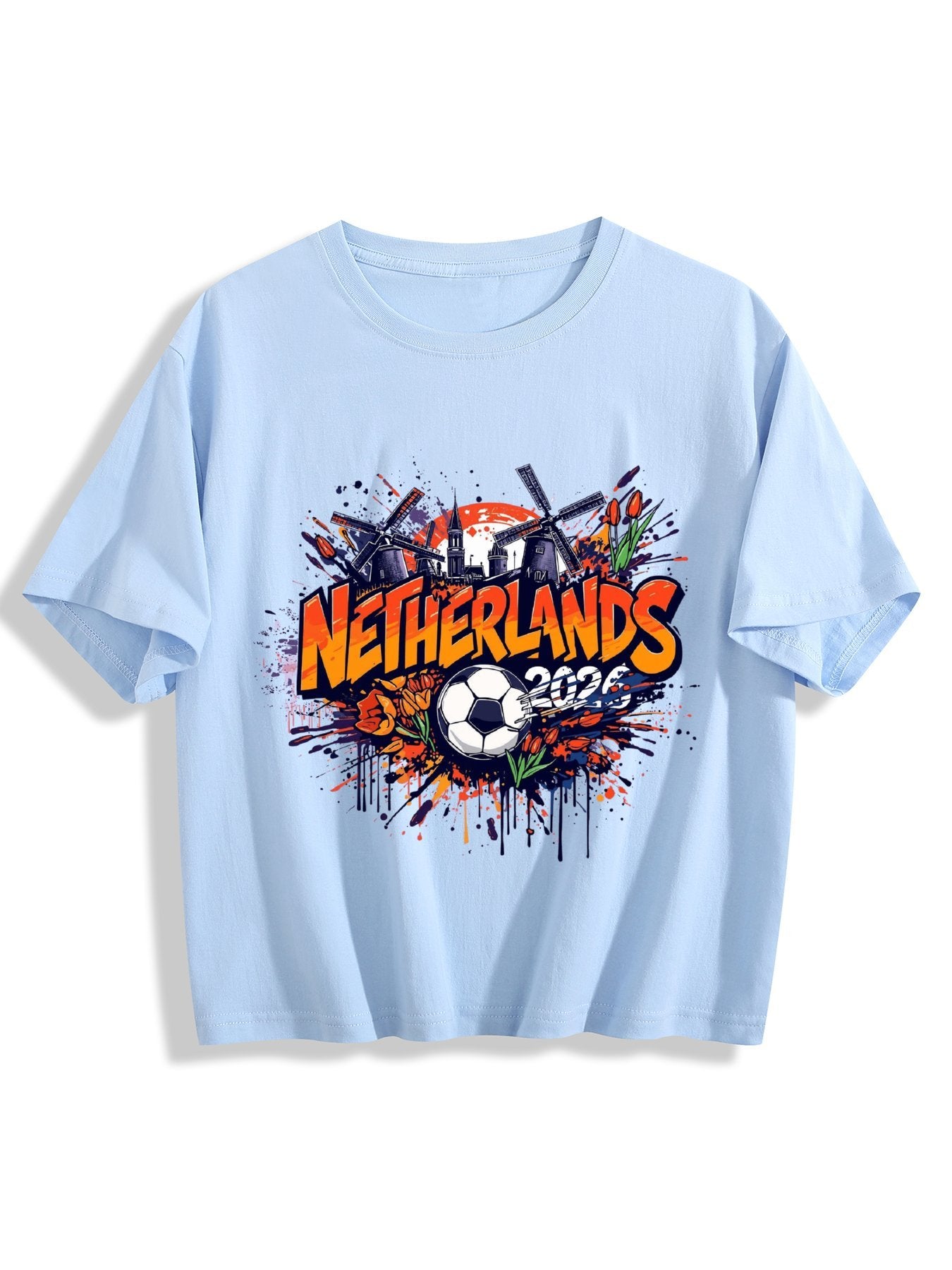 World Cup 2026 Women's Crop Top T-Shirt Netherlands