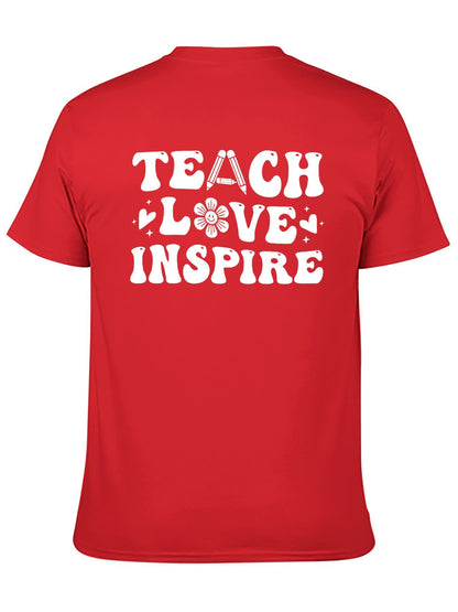 Unisex Cotton T-Shirt with Back Heat Transfer Printxb443d8z9zn0