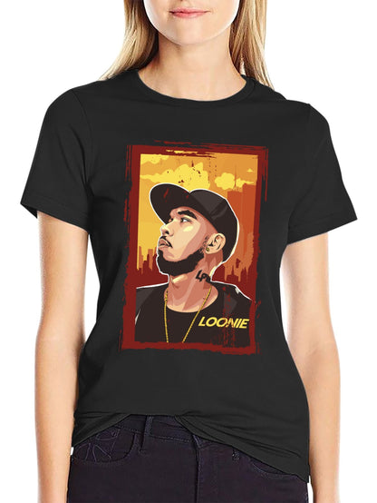 Music Unisex Cotton T-Shirt with Front Heat Transfer Print Xbbxy2mtjzbc