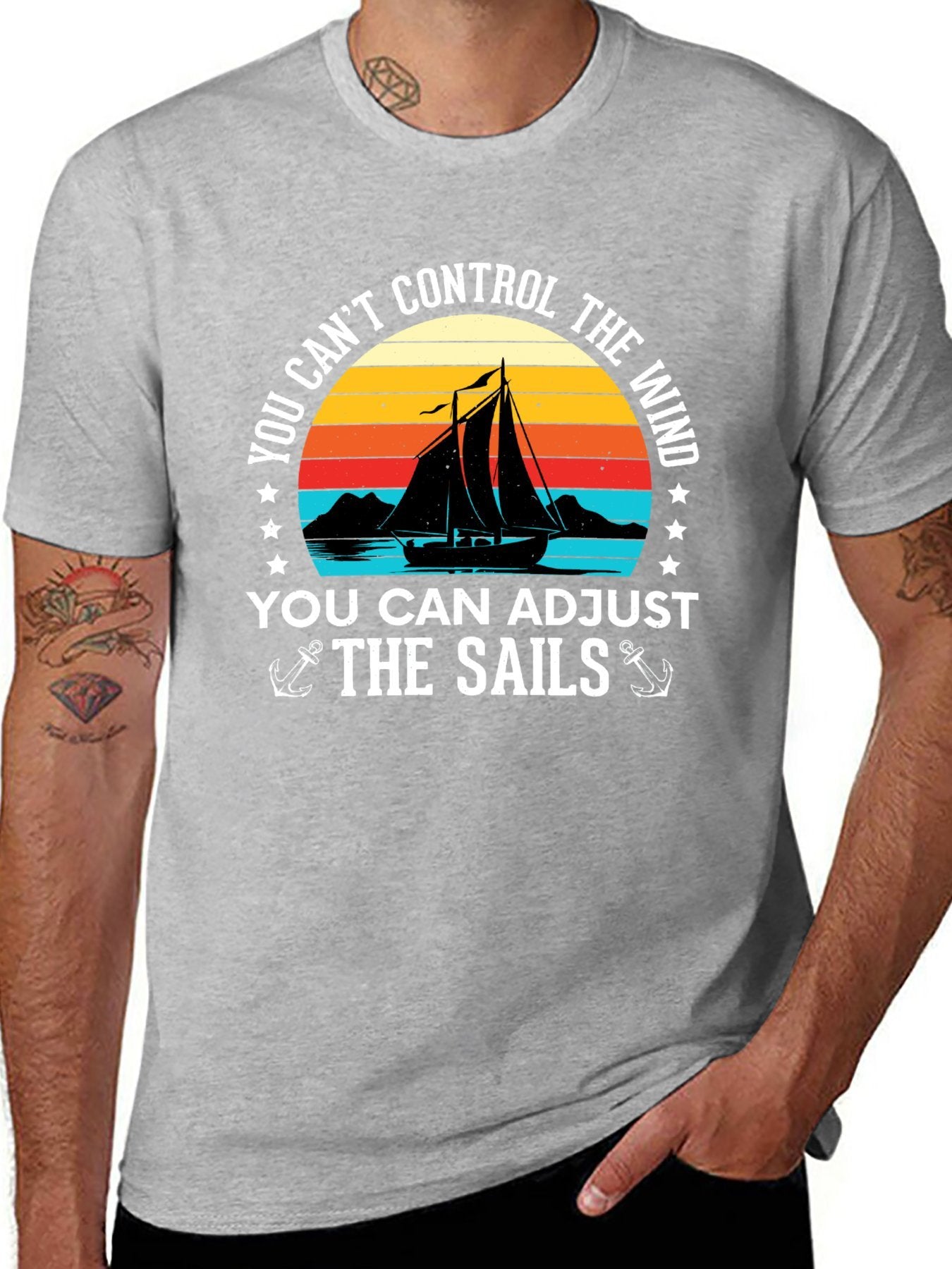 Unisex Cotton T-Shirt with Front Heat Transfer Printxb9g5q94udok