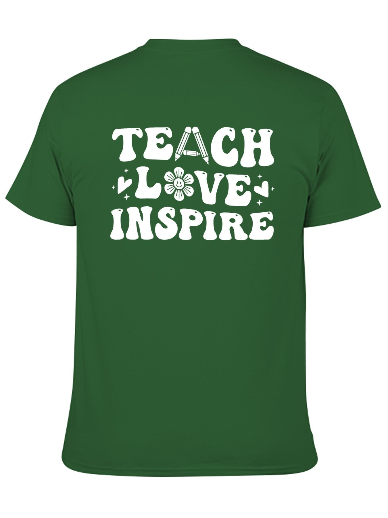 Unisex Cotton T-Shirt with Back Heat Transfer Printxb443d8z9zn0