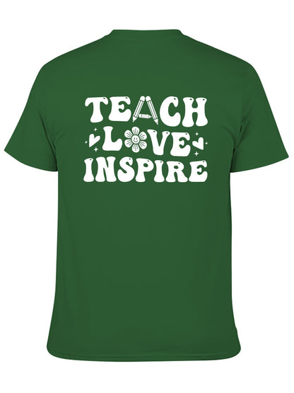 Unisex Cotton T-Shirt with Back Heat Transfer Printxb443d8z9zn0