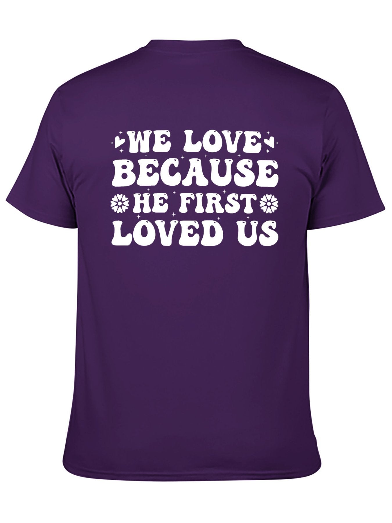 Unisex Cotton T-Shirt with Back Heat Transfer Printxb9hztqm99be