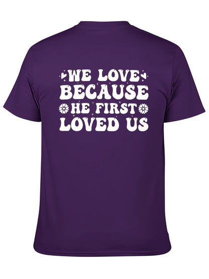 Unisex Cotton T-Shirt with Back Heat Transfer Printxb9hztqm99be