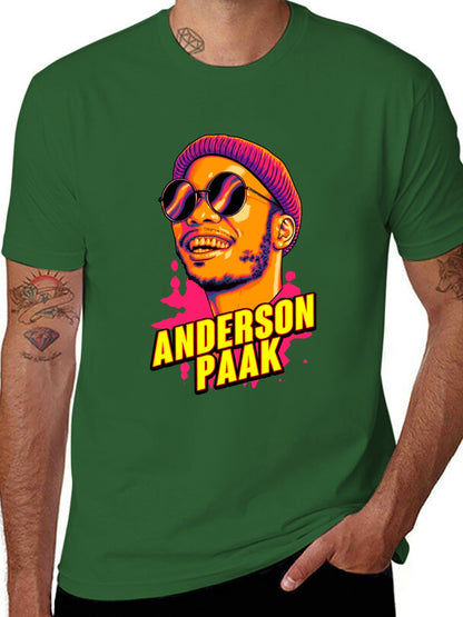 Music Unisex Cotton T-Shirt with Front Heat Transfer Print Xbbxy8kfs91t