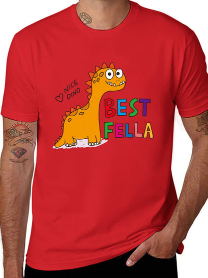Funny Animals Unisex Cotton T-Shirt with Front Heat Transfer Print Xg2wdsbrgznv