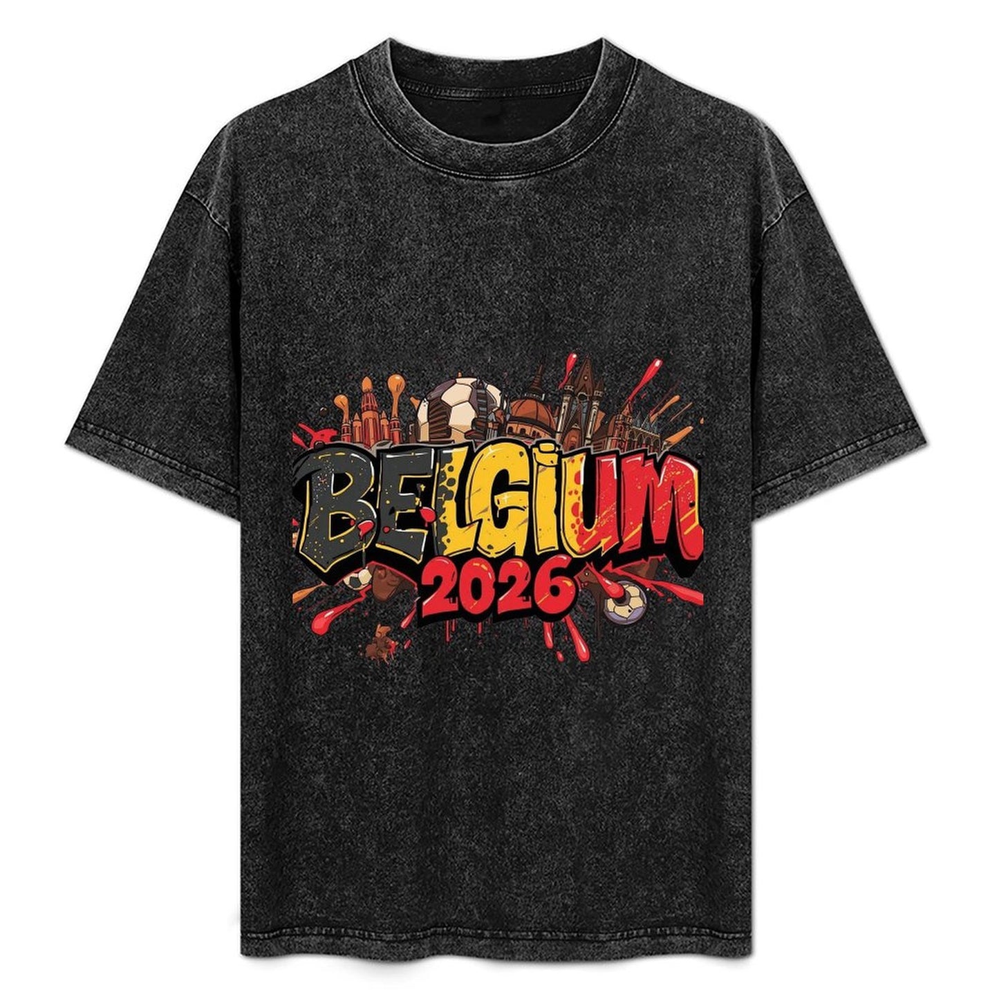 2026 World Cup Cotton T-Shirt Belgium