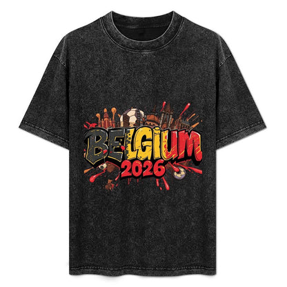 2026 World Cup Cotton T-Shirt Belgium
