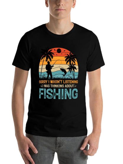 Unisex Cotton T-Shirt with Front Heat Transfer Printxb44hj10n3eg