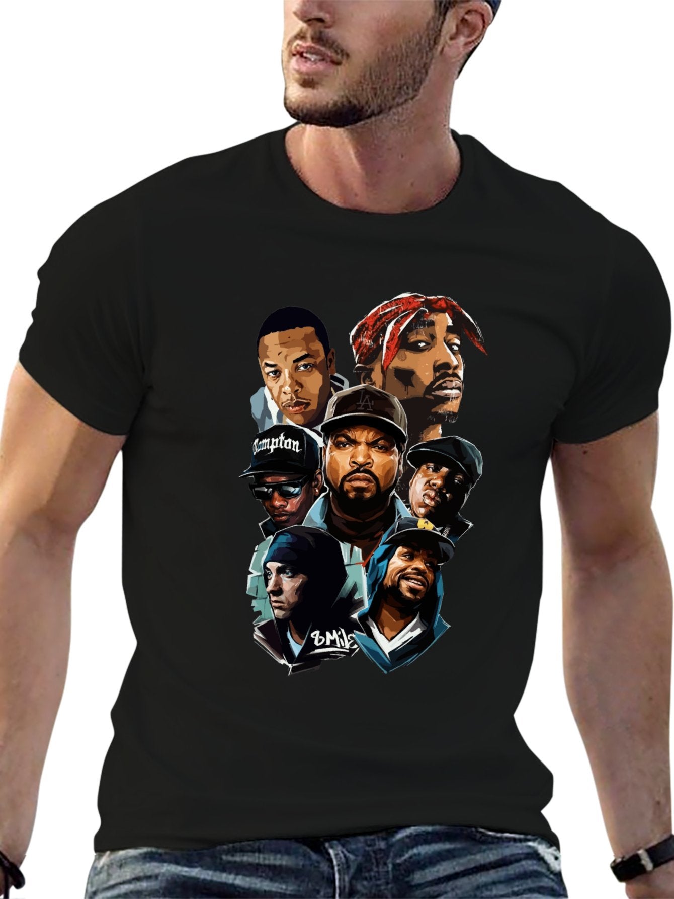 Music Unisex Cotton T-Shirt with Front Heat Transfer Print Xbbxy8ygg3qx