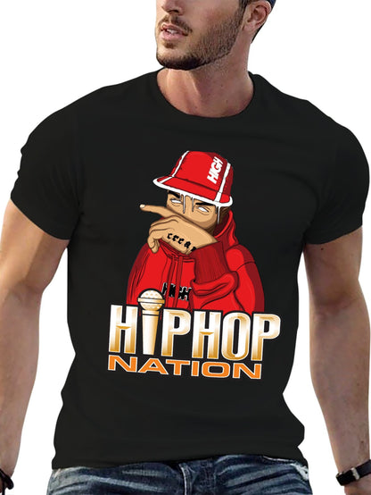 Music Unisex Cotton T-Shirt with Front Heat Transfer Print Xbbxy8xc629k