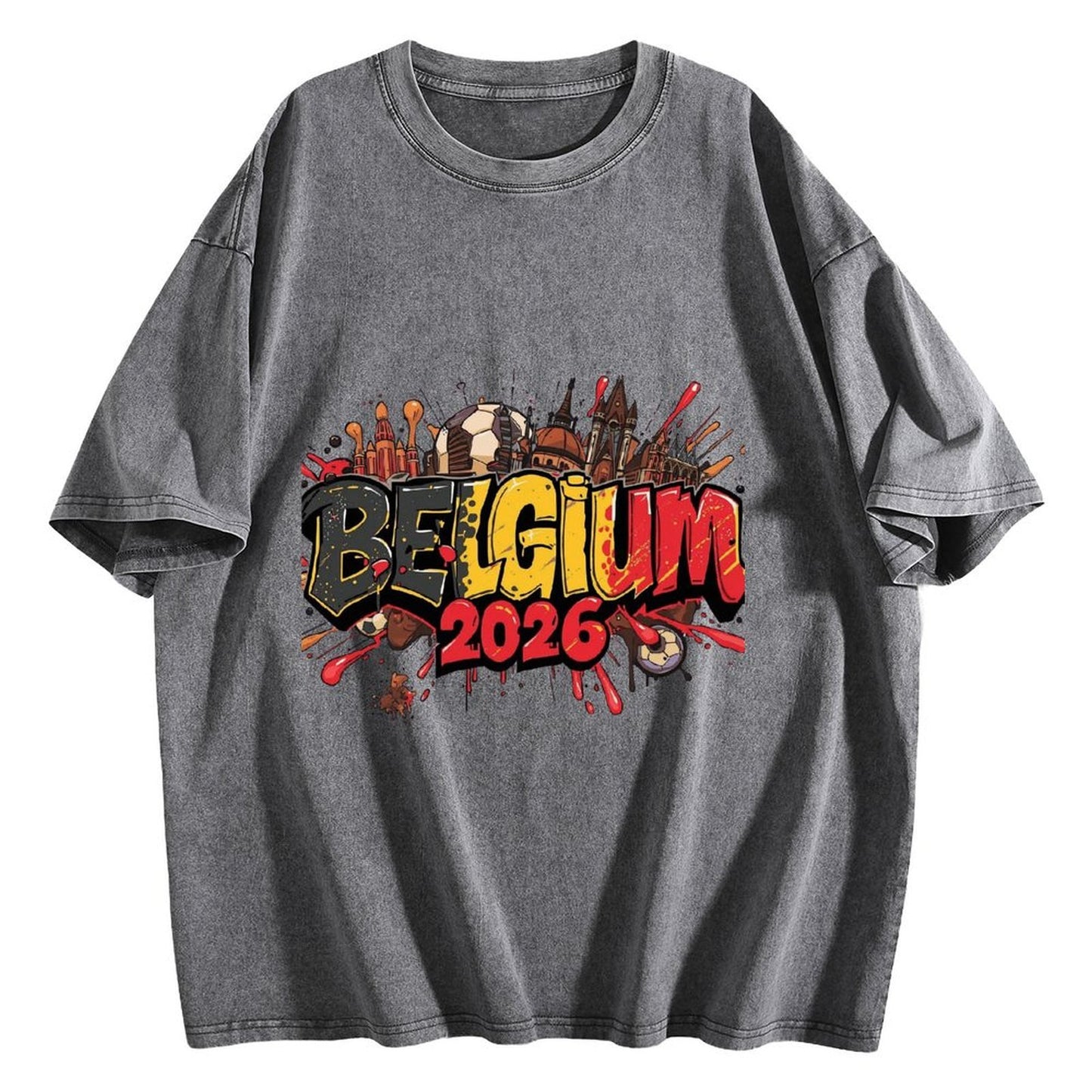 2026 World Cup Cotton T-Shirt Belgium