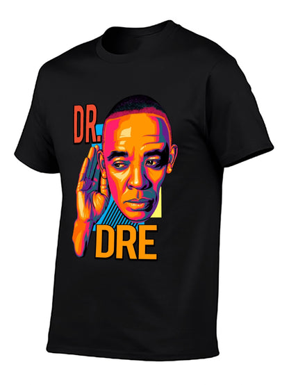 Music Unisex Cotton T-Shirt with Front Heat Transfer Print Xbbxy84fvfo6