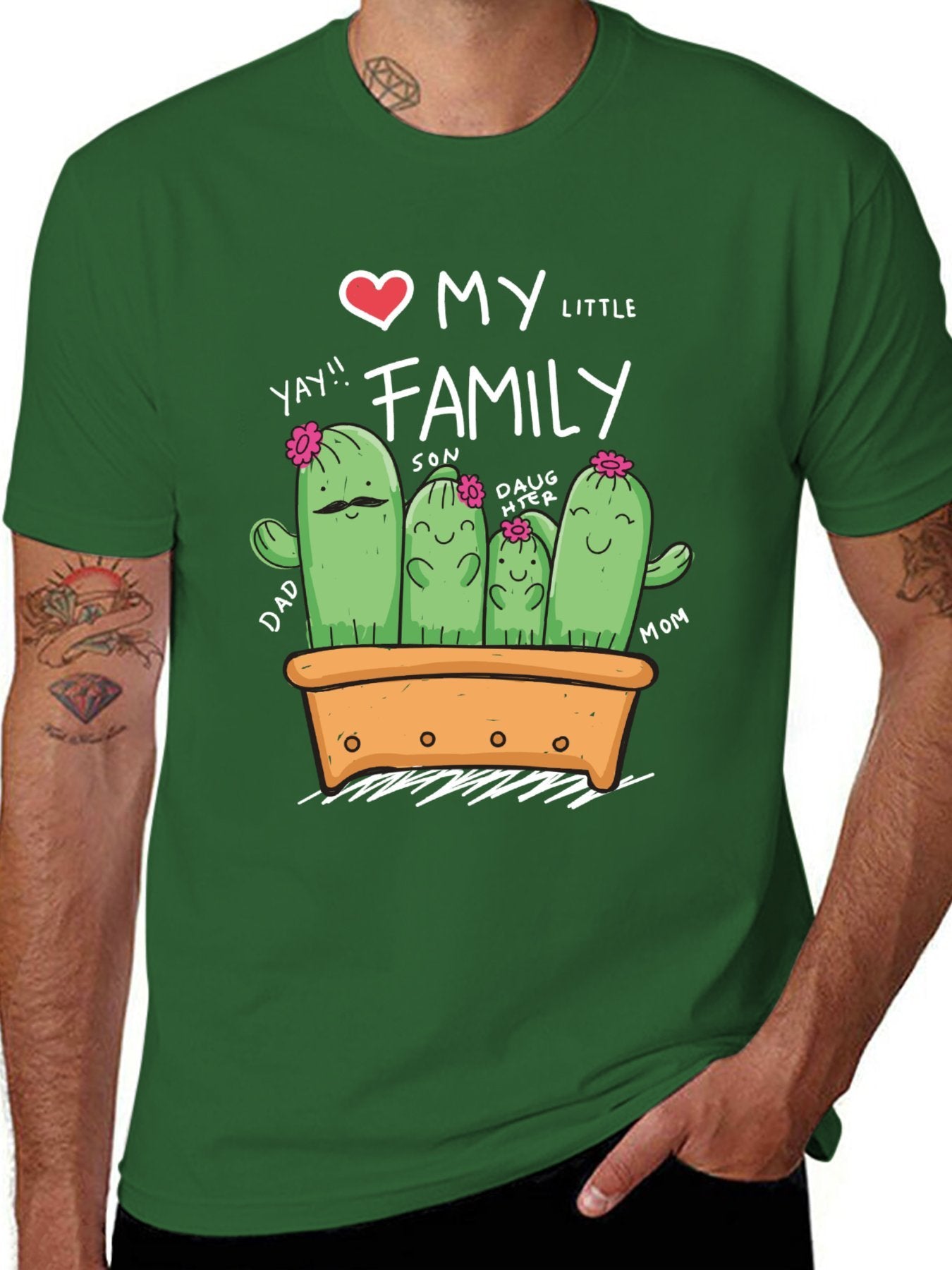 Funny Animals Unisex Cotton T-Shirt with Front Heat Transfer Print Xg2wd2xenkpp