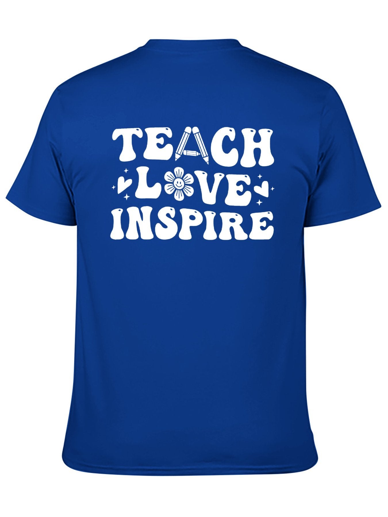 Unisex Cotton T-Shirt with Back Heat Transfer Printxb443d8z9zn0