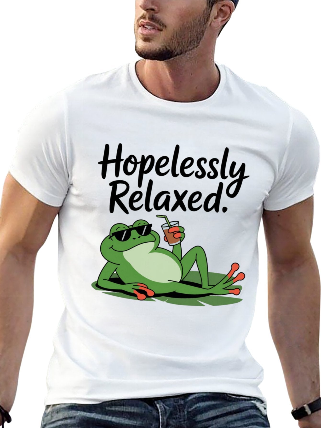 Funny Animals Unisex Cotton T-Shirt with Front Heat Transfer Print Xg2wdd45qp80