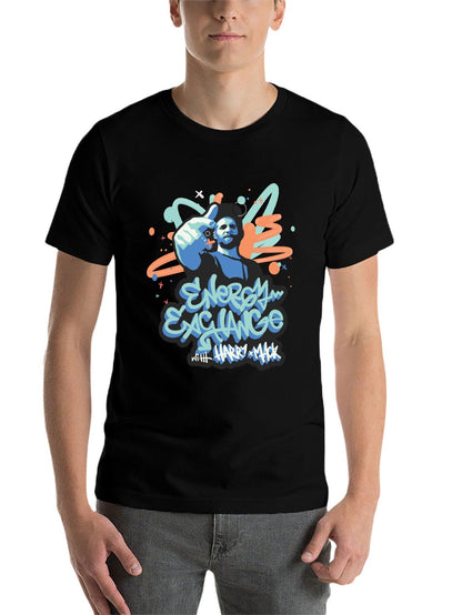 Music Unisex Cotton T-Shirt with Front Heat Transfer Print Xbbxy823oqtp