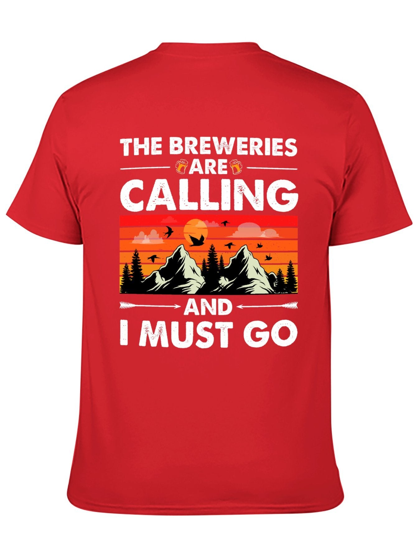 Unisex Cotton T-Shirt with Back Heat Transfer Printxb443st22dkt