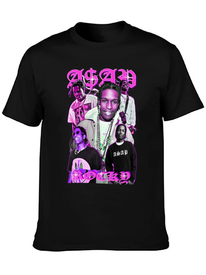 Music Unisex Cotton T-Shirt with Front Heat Transfer Print Xbb950ydo4o6