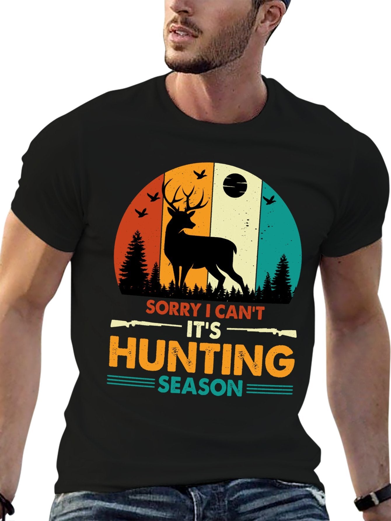 Unisex Cotton T-Shirt with Front Heat Transfer Printxb44hj1bkwf6