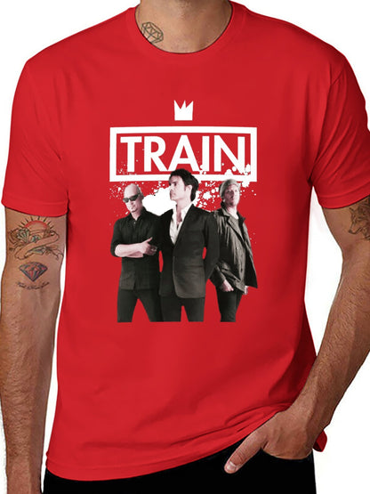 Music Unisex Cotton T-Shirt with Front Heat Transfer Print Xbbxosb7t0tp