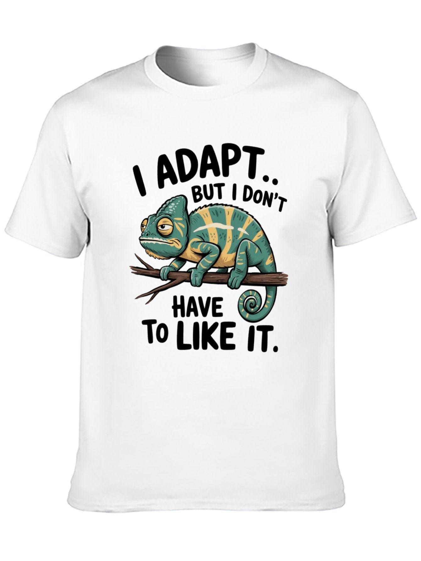 Funny Animals Unisex Cotton T-Shirt with Front Heat Transfer Print Xg2wdsfcplrx