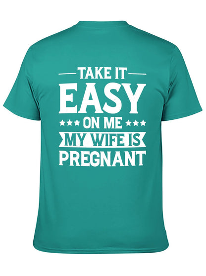 Unisex Cotton T-Shirt with Back Heat Transfer Printxb443xxznvh6