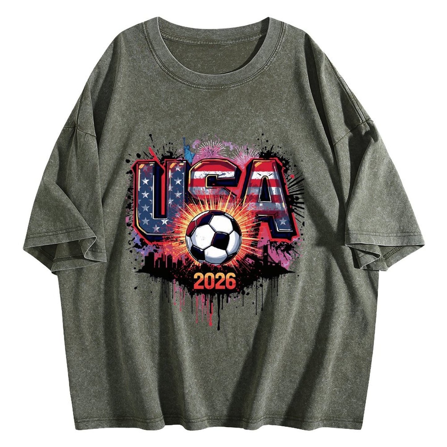 2026 World Cup Cotton T-Shirt USA