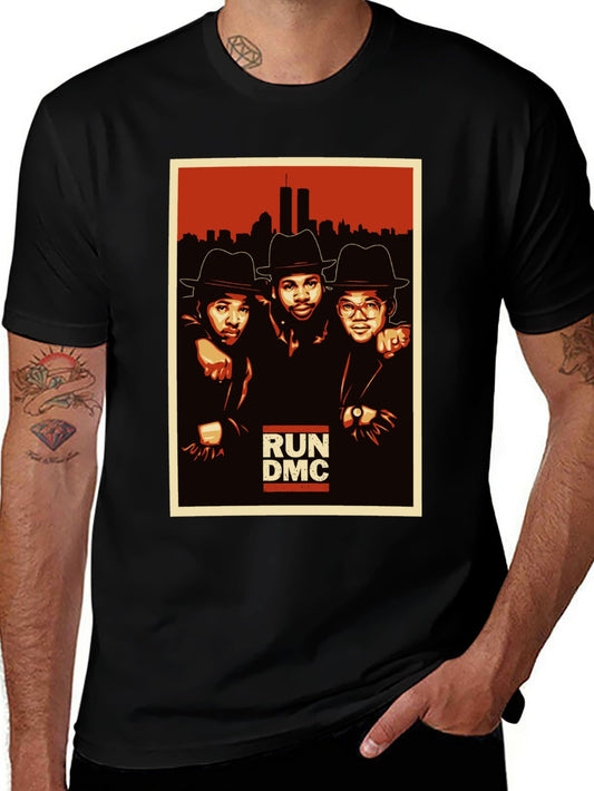 Music Unisex Cotton T-Shirt with Front Heat Transfer Print Xbbxy8v642mx