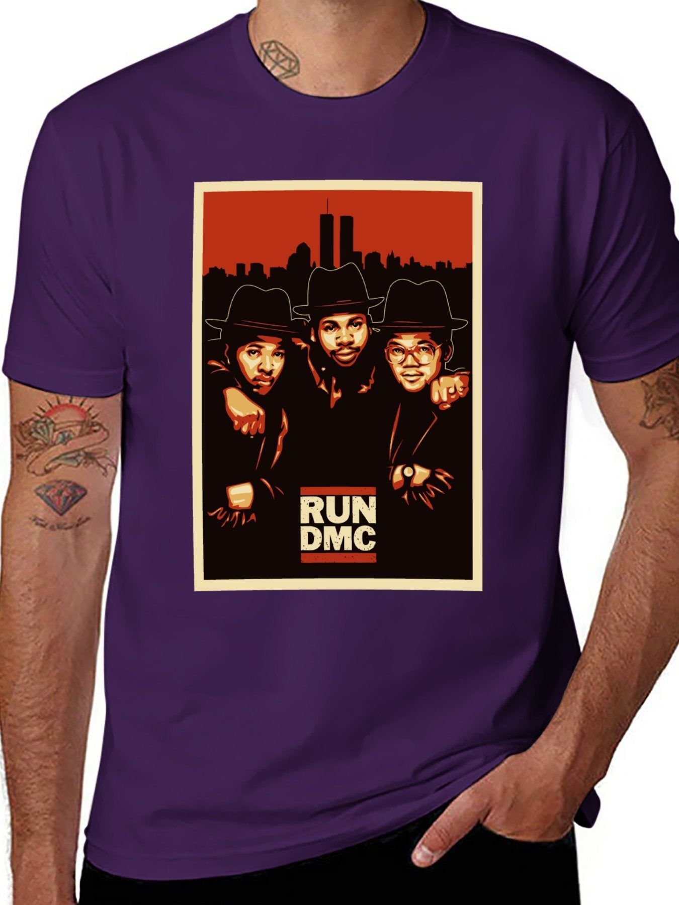Music Unisex Cotton T-Shirt with Front Heat Transfer Print Xbbxy8v642mx