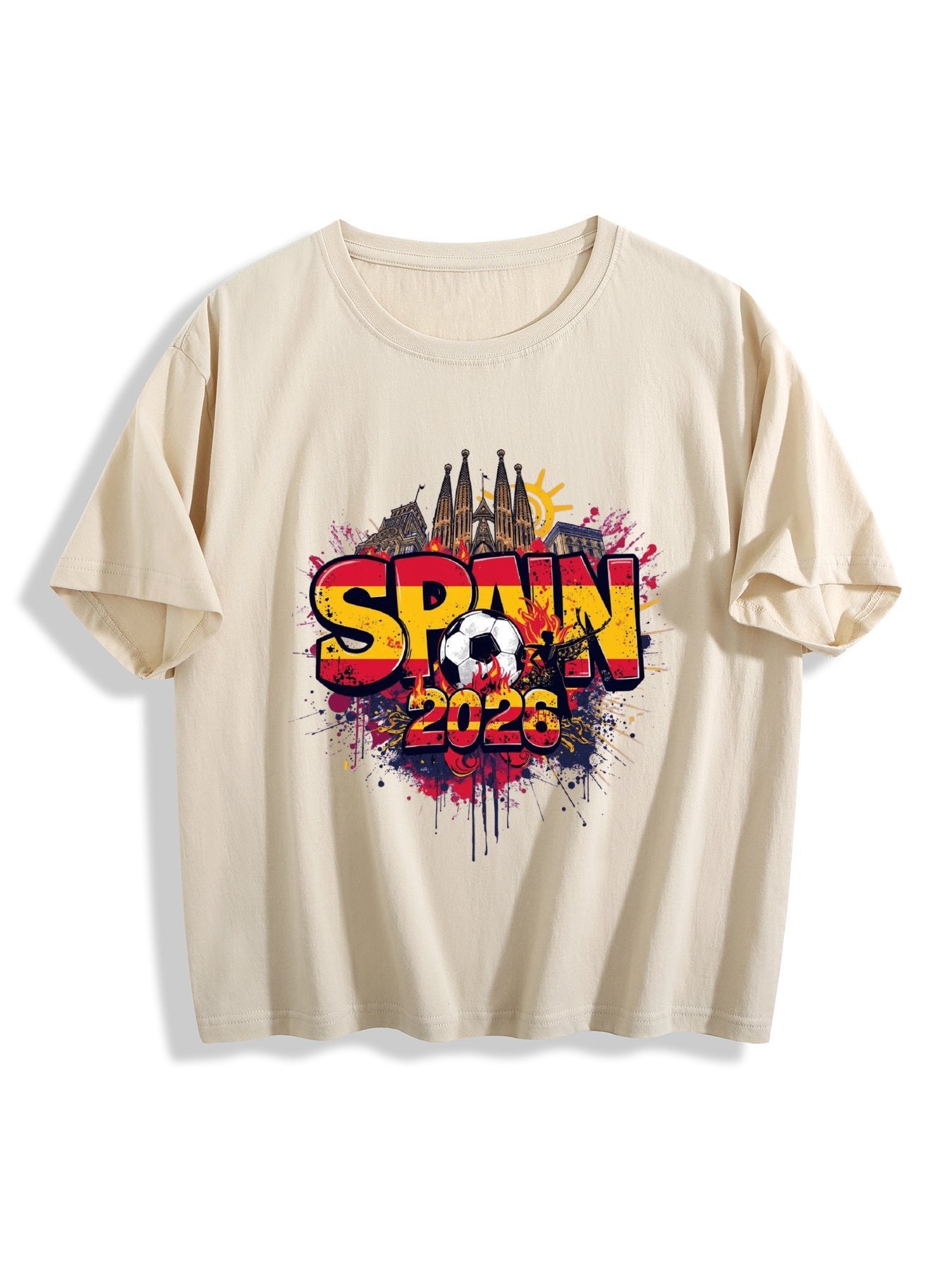 World Cup 2026 Women's Crop Top T-Shirt Spain
