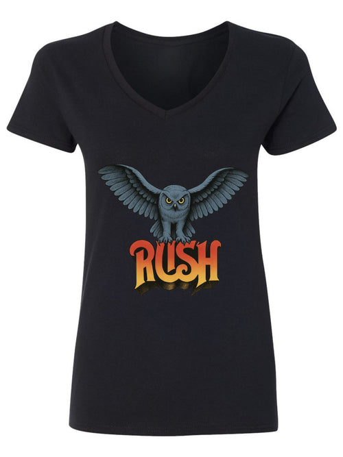 V-neck Women's Cotton T-shirt Rush