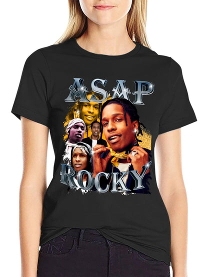 Music Unisex Cotton T-Shirt with Front Heat Transfer Print Xbbxosyebb2v