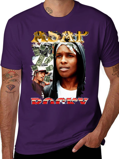 Music Unisex Cotton T-Shirt with Front Heat Transfer Print Xbb950yo42vp