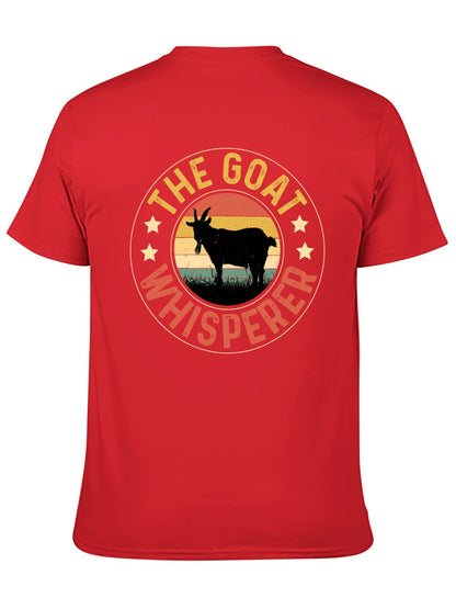 Unisex Cotton T-Shirt with Back Heat Transfer Printxb443svordle